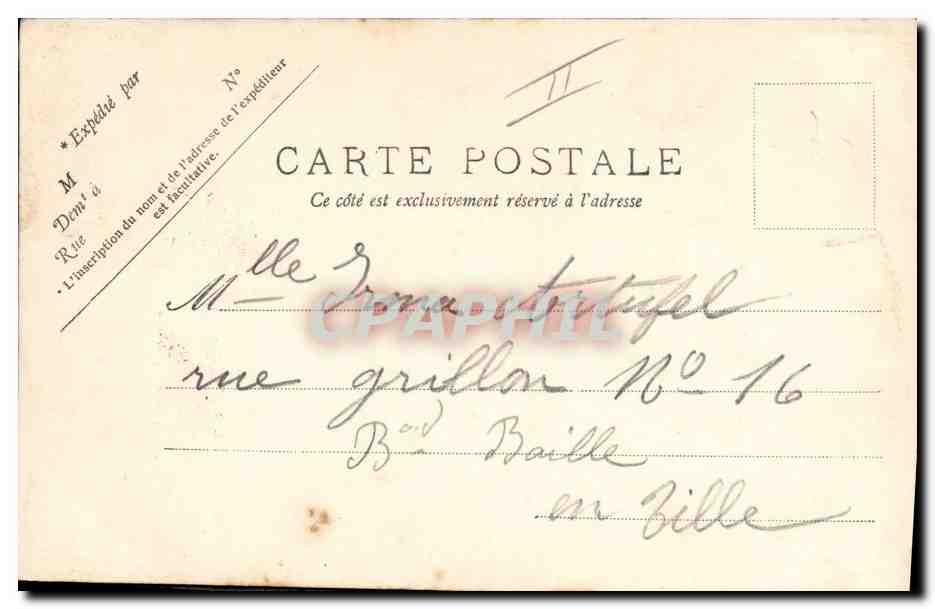 CPA Fantaisie Illustrateur Femme — Rückseite