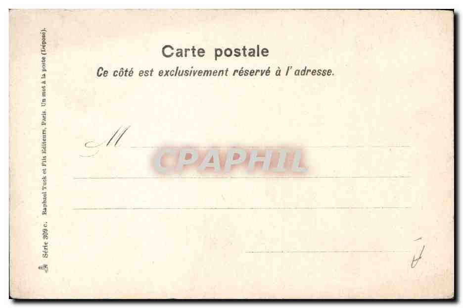 CPA Fantaisie Illustrateur Femme — Rückseite