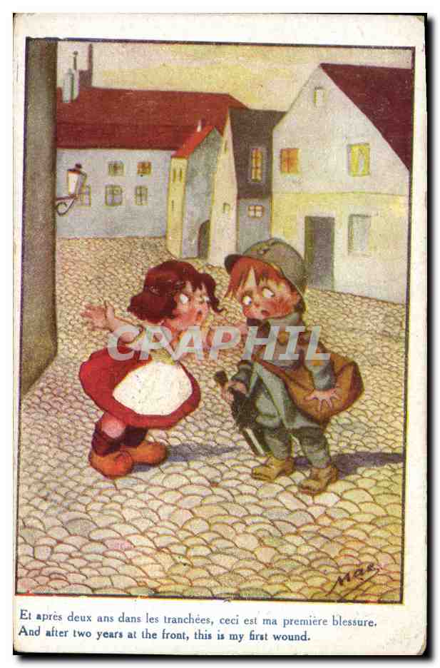 CPA Fantaisie Illustrateur Enfants Militaria