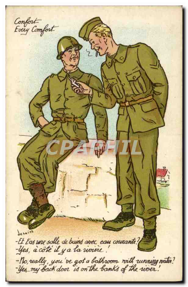 CPA Fantaisie Illustrateur Militaria