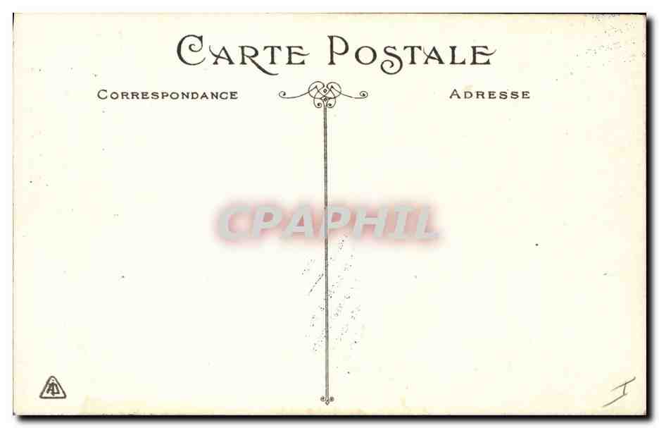 CPA Fantaisie Fleurs  — Back