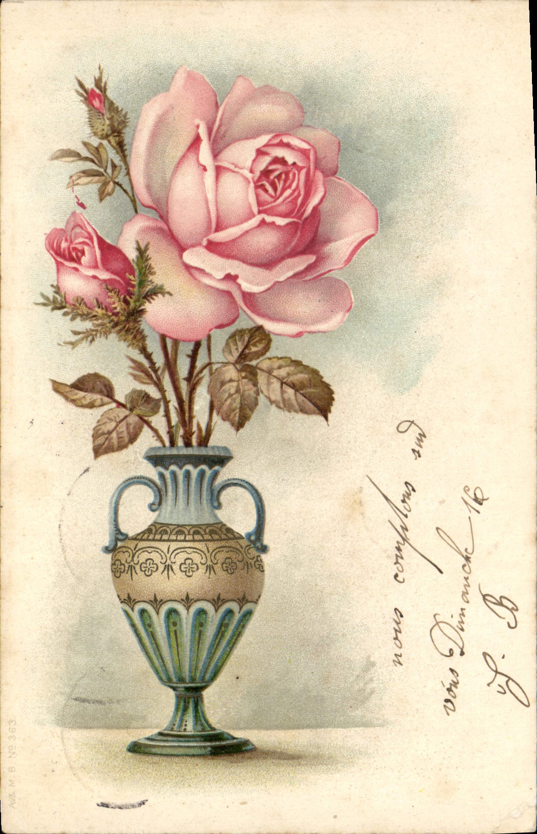 CPA Fantaisie Fleurs 