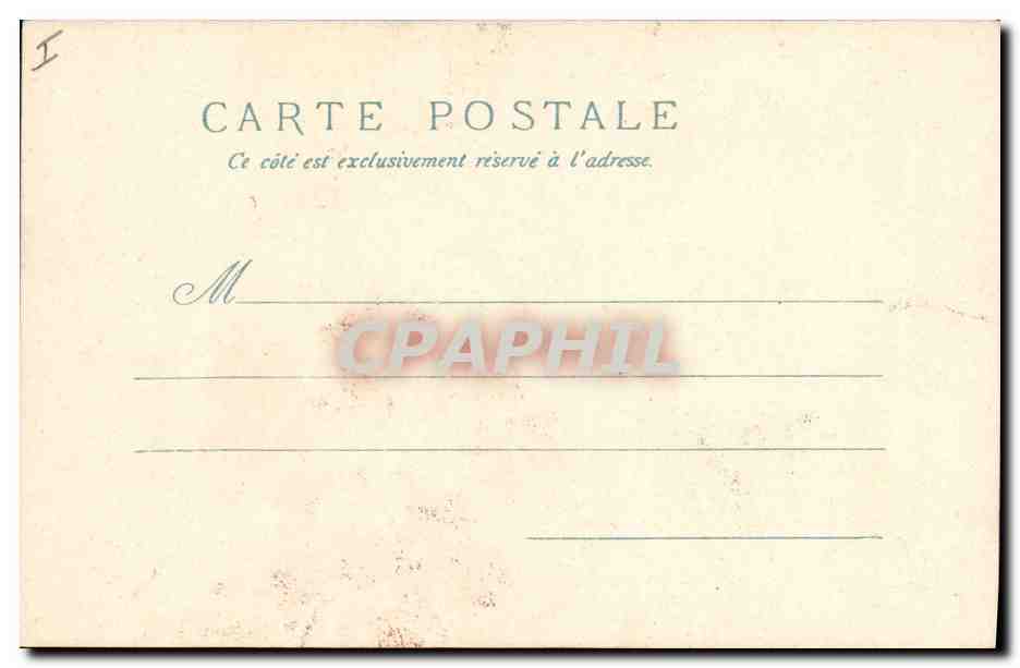 CPA Fantaisie Fleurs  — Rückseite