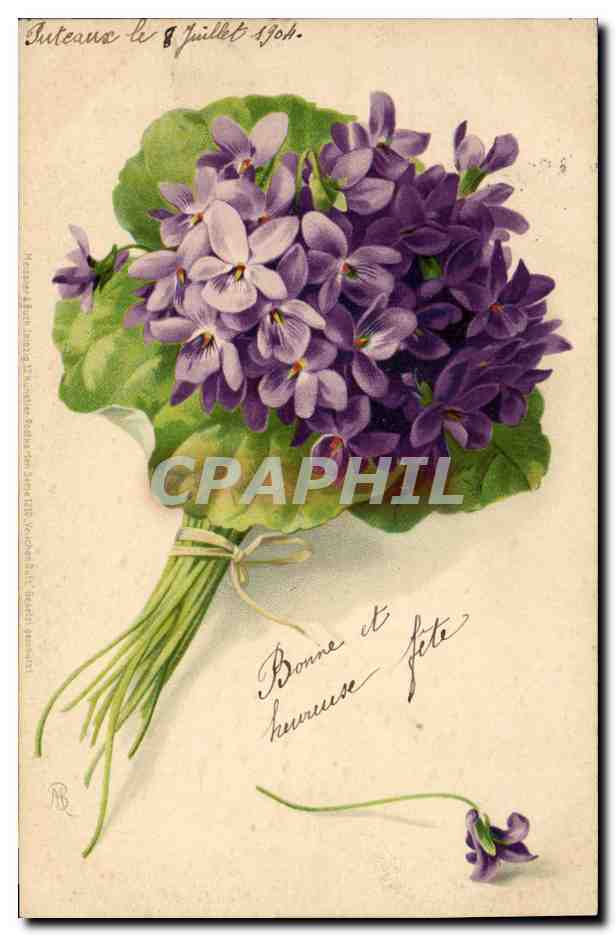 CPA Fantaisie Fleurs 