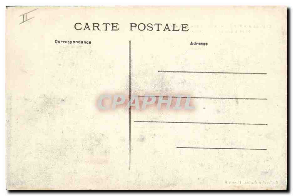 CPA Chateau des Fangs du celebre compositeur de musique Vincent d'Indy  — Rückseite