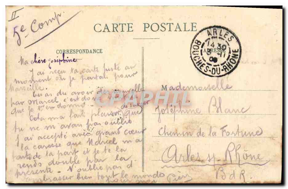 CPA Militaria Chasseurs alpins dans la montagne — Rückseite