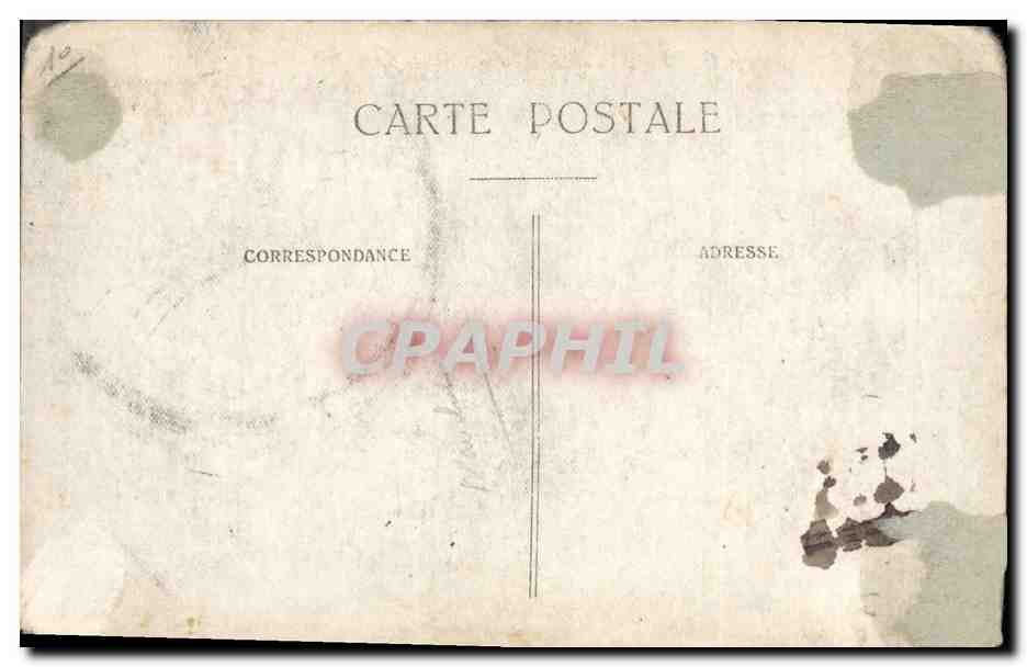 CARTE PHOTO Militaria Chasseurs alpins  — Rückseite