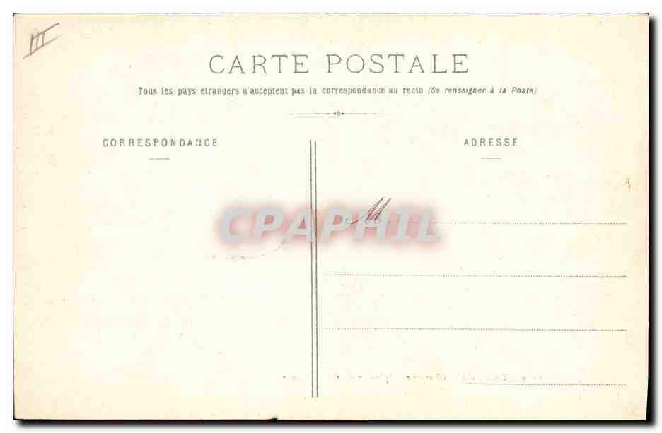 CPA Militaria Chasseurs alpins en marches d'hiver Savoie  — Rückseite