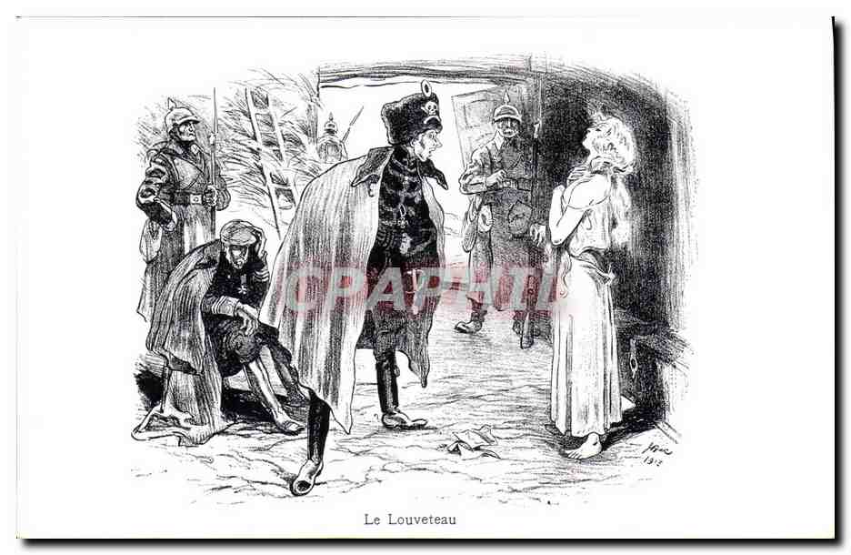 CPA Militaria Le louveteau 