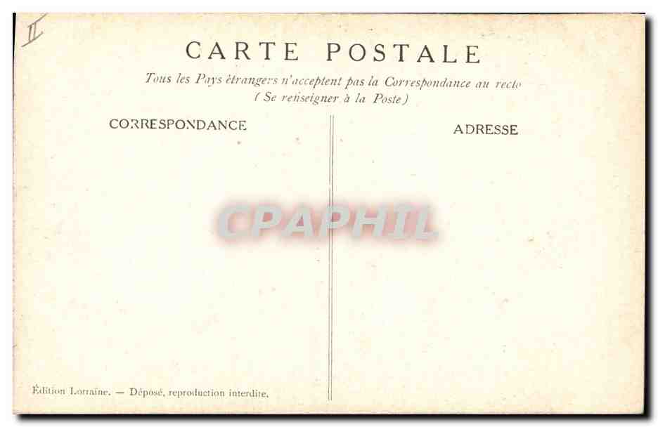 CPA Militaria Les monstres des cathedrales Von Kluck Soissons  — Rückseite