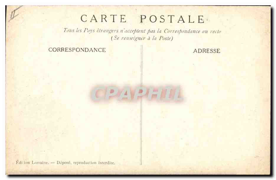 CPA Militaria Les monstres des cathedrales Von Bulow  — Rückseite