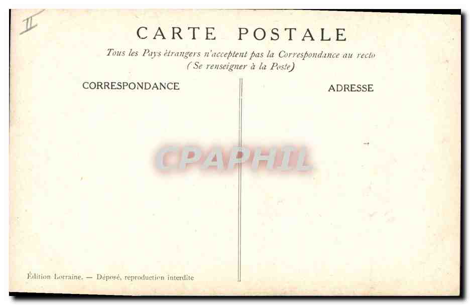 CPA Militaria Les monstres des cathedrales Francois Joseph  — Verso