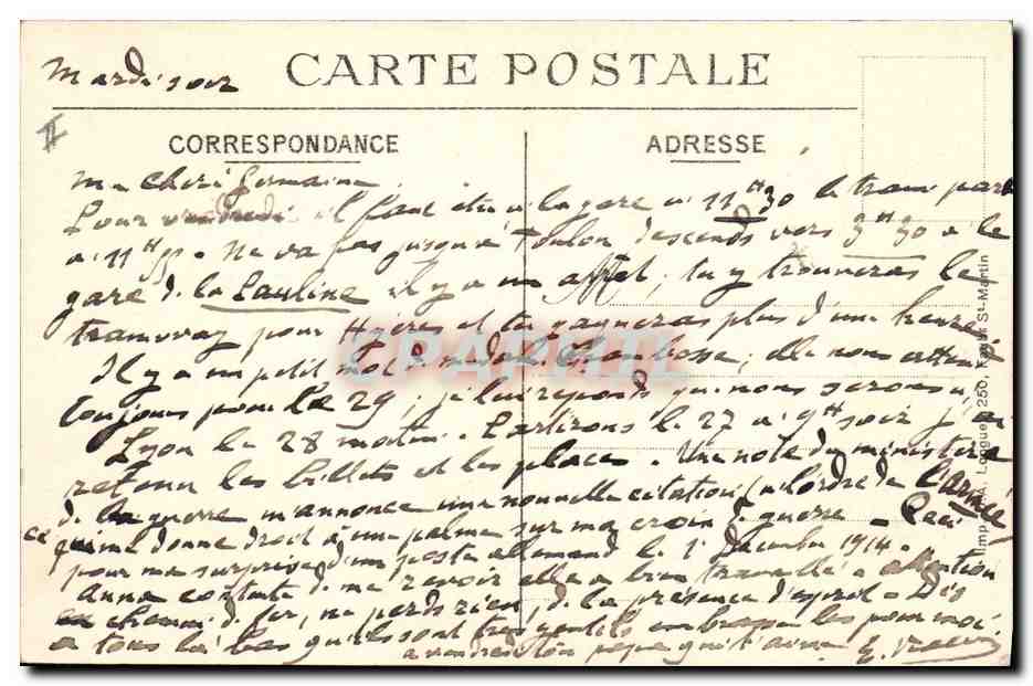 CPA Militaria Marianne On ne passe pas  — Rückseite