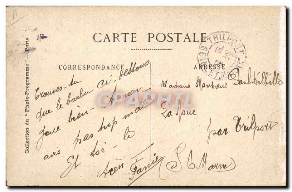 CPA Theatre Gaite Le roman d'un jeune homme pauvre  — Verso