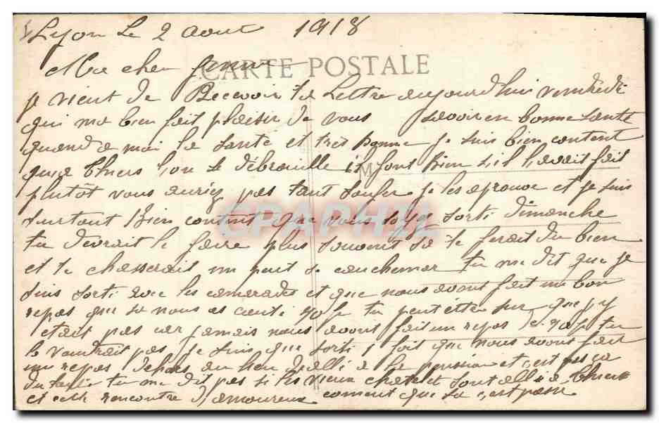 CPA La France veille et rend hommage a ses enfants Toussaint — Rückseite