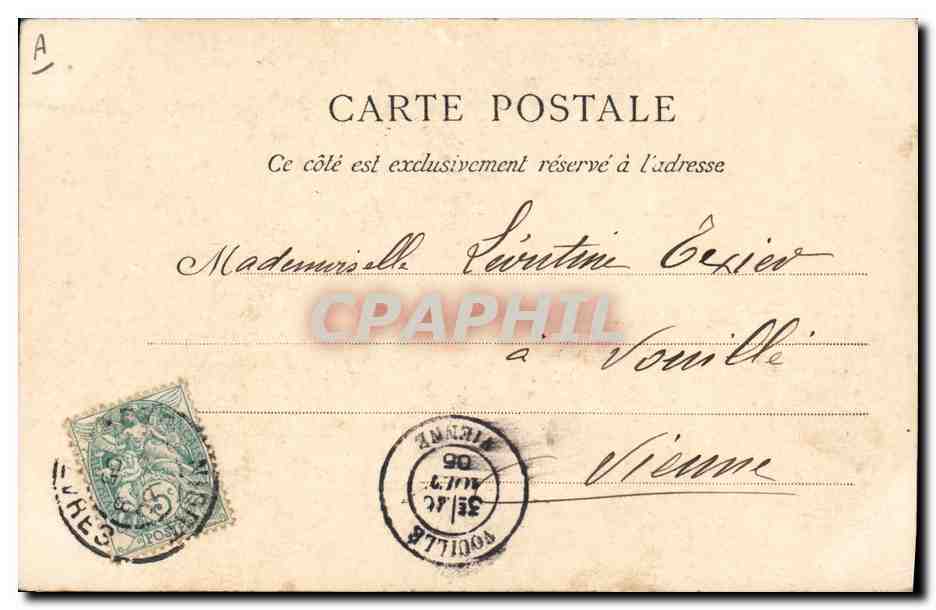 CPA Folklore Vendee Etude de coiffes Saint Michel Mont Mercure Pouzaugues Le Boupere  — Verso