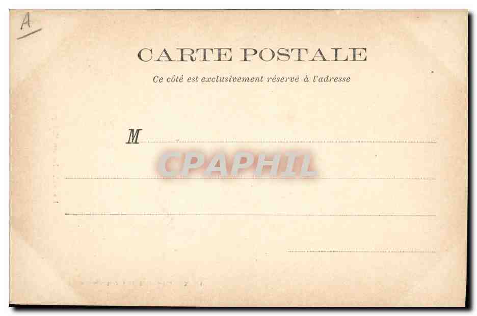 CPA Folklore La Sablaise au halage — Verso