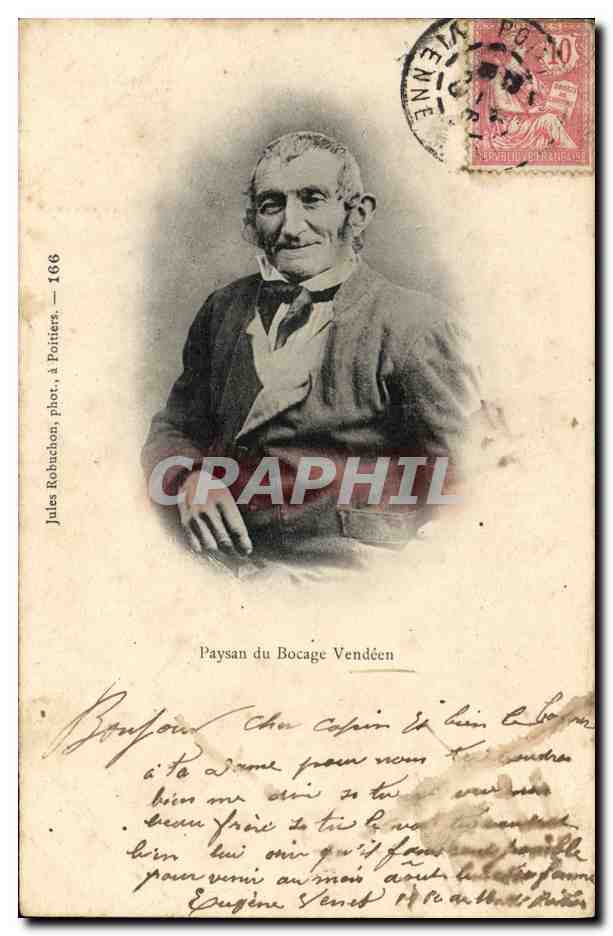 CPA Folklore Paysan du bocage vendeen