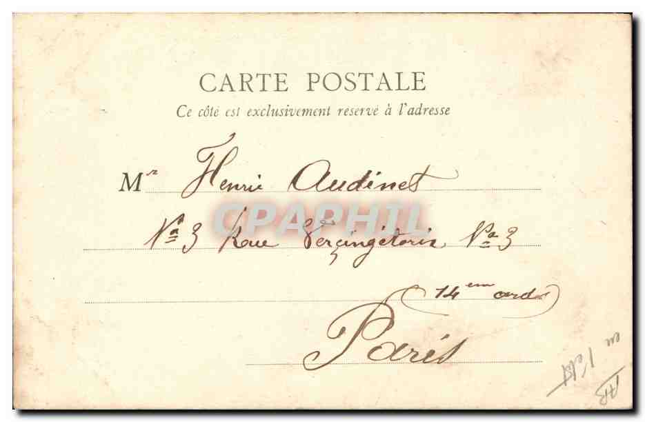 CPA Folklore Paysan du bocage vendeen — Verso