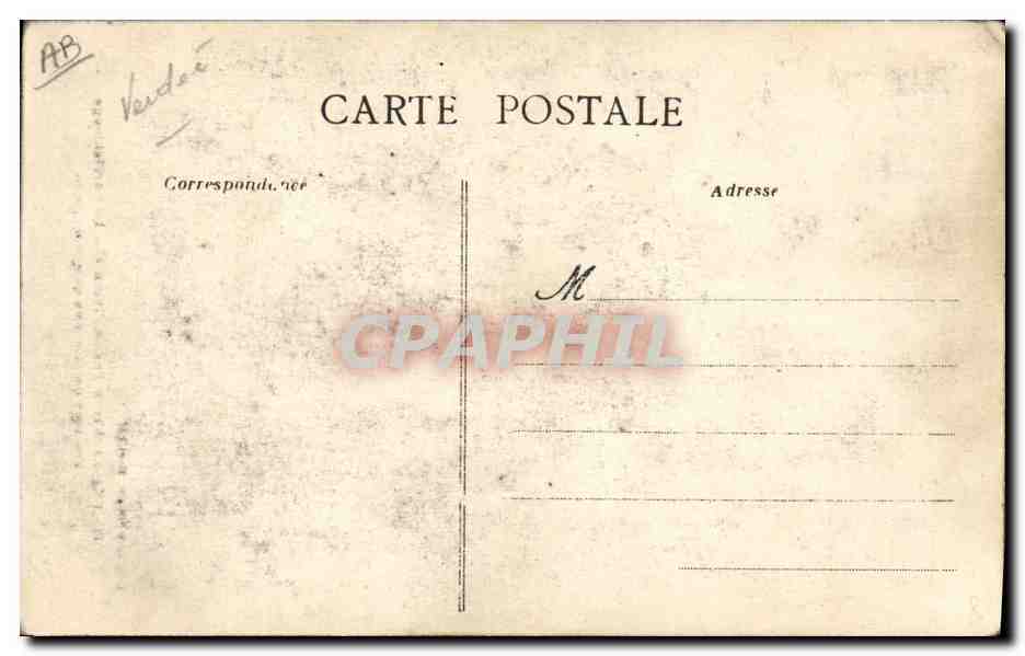 CPA Folklore Challans et ses environs Le maraichinage  — Verso