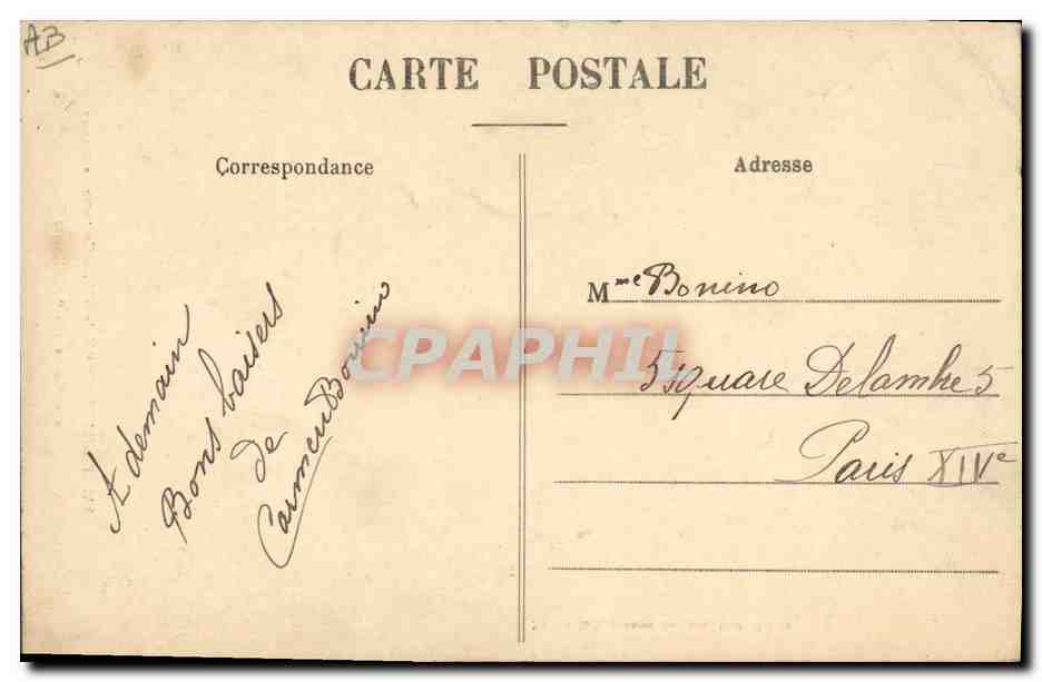 CPA Folklore Saint Gilles Croix de Vie Costume de mariee avec coiffe dite Collinette — Verso
