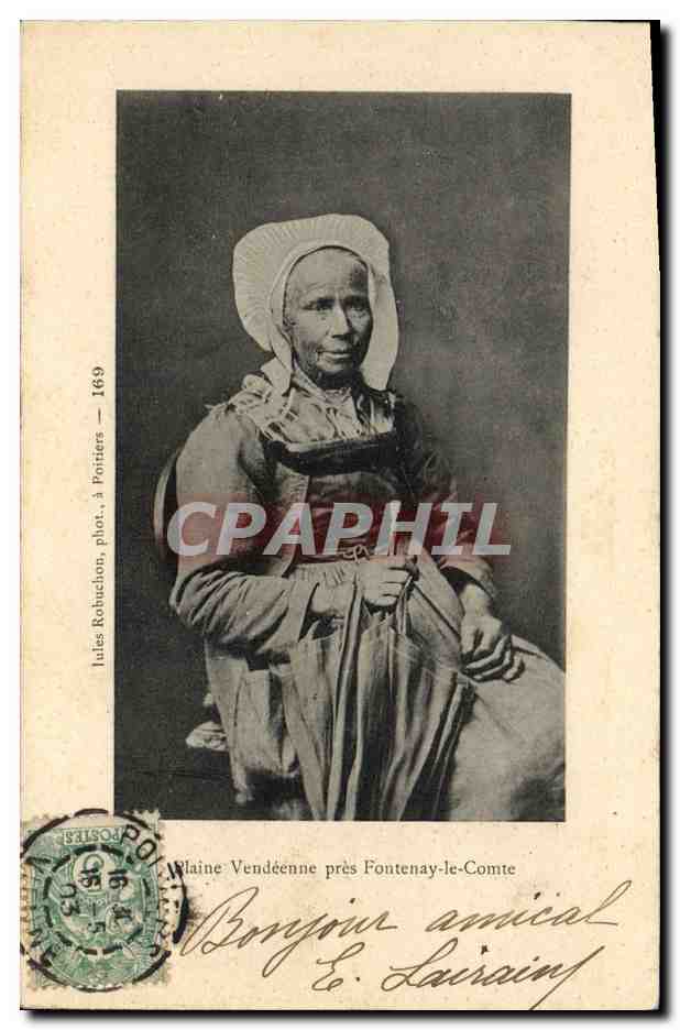 CPA Folklore Plaine vendeenne pres Fontenay le Comte