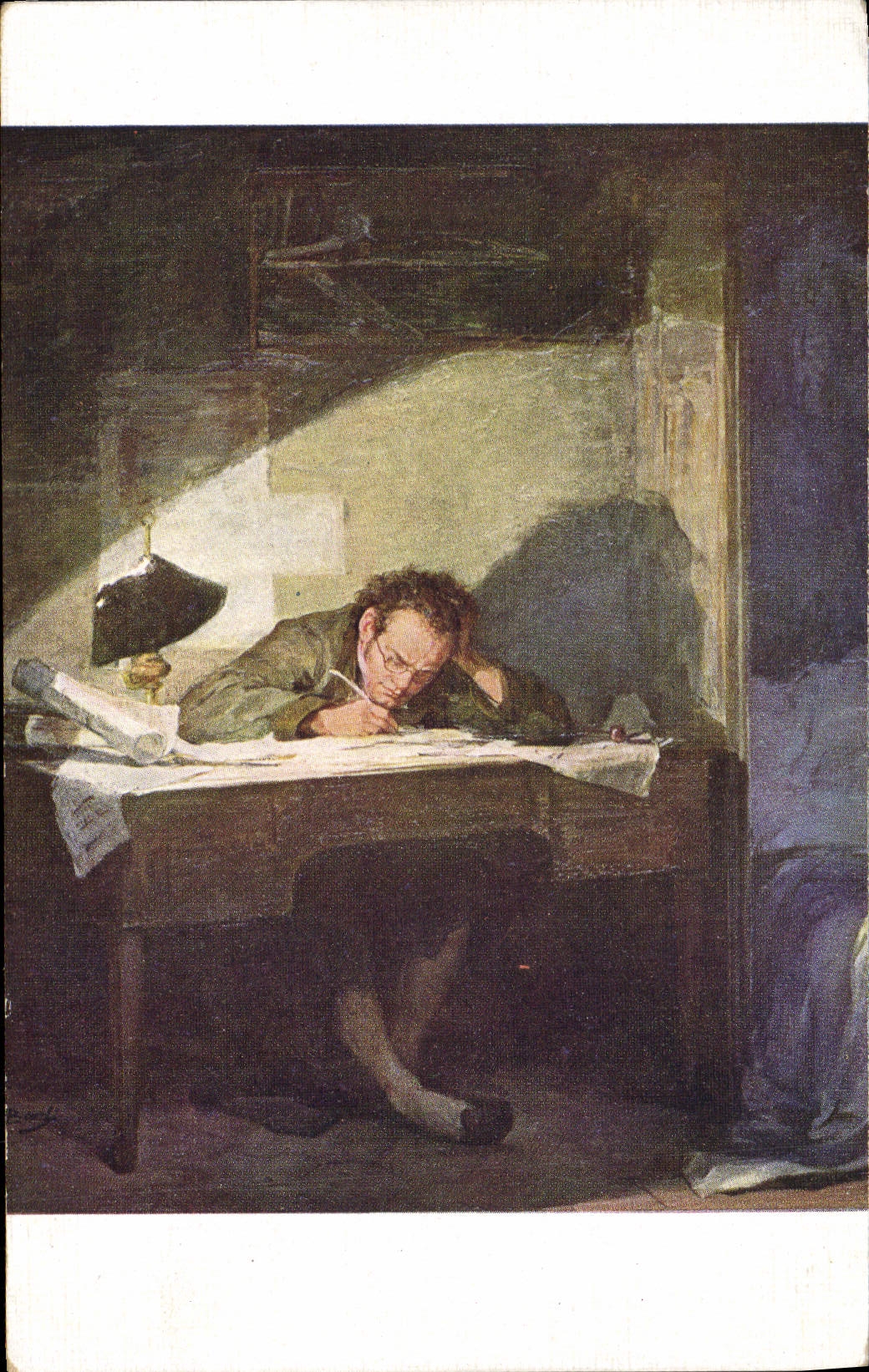 CPA Fantaisie Illustrateur Cesare Bacchi Franz Schubert