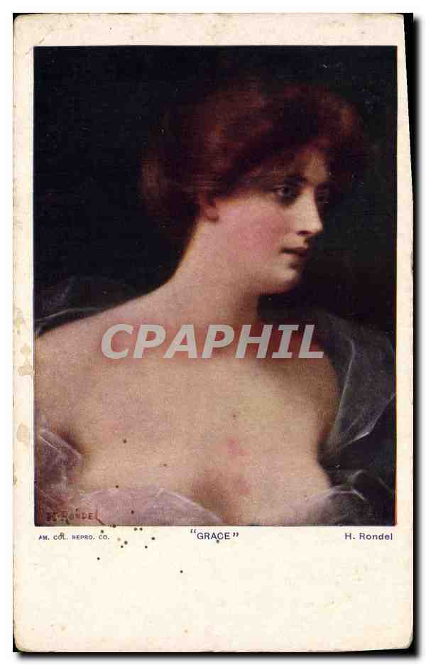CPA Fantaisie Illustrateur Femme Grace Rondel 