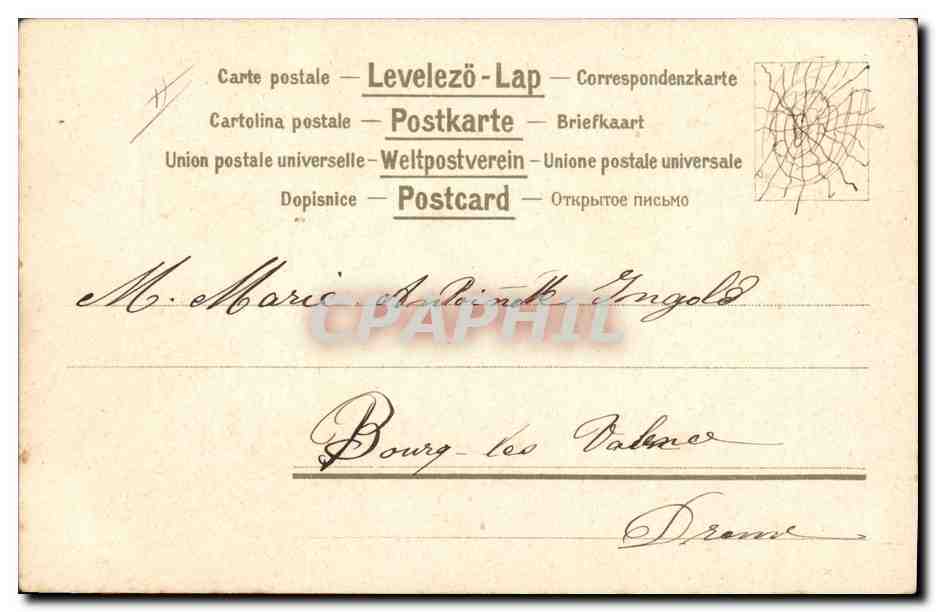 CPA Fantaisie Illustrateur Femme Enfant — Rückseite