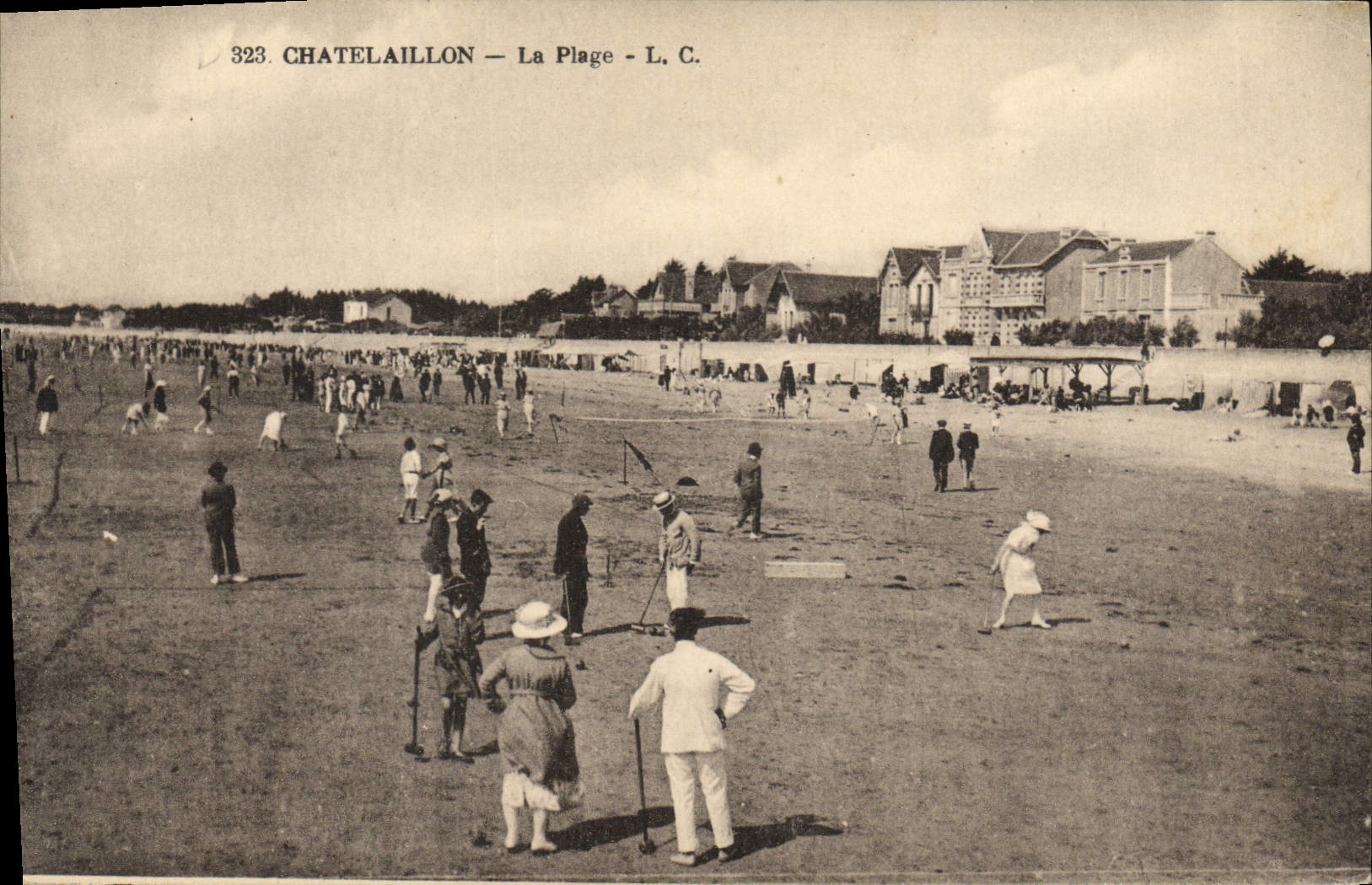 CPA Chatelaillon La plage Croquet Tennis 