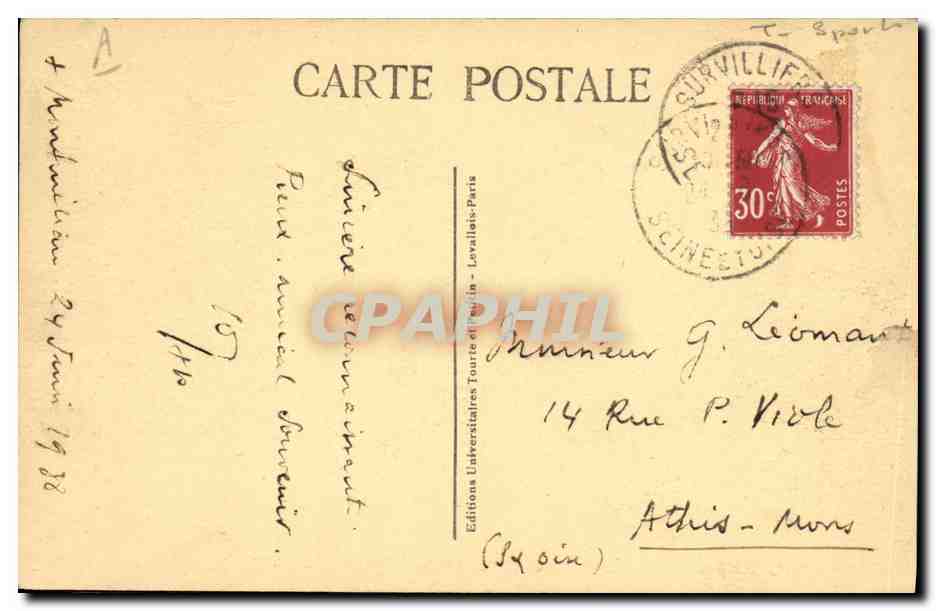 CPA Institution Nd de Montmelian St Witz par Survilliers Le croquet  — Rückseite