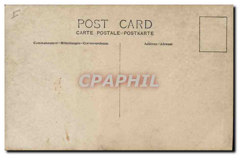 CARTE PHOTO Enfant Cheval  — Rückseite