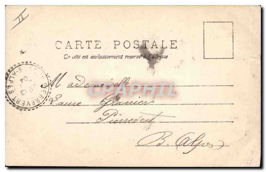 CPA Enfant Une partie de bille — Rückseite