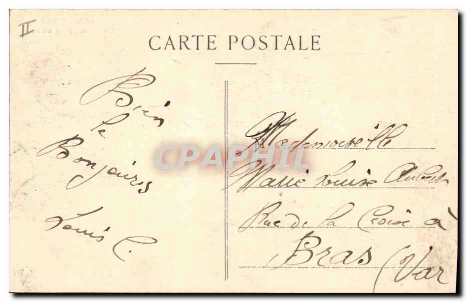 CPA Gannat Entree du jardin Delarue Enfants  — Rückseite