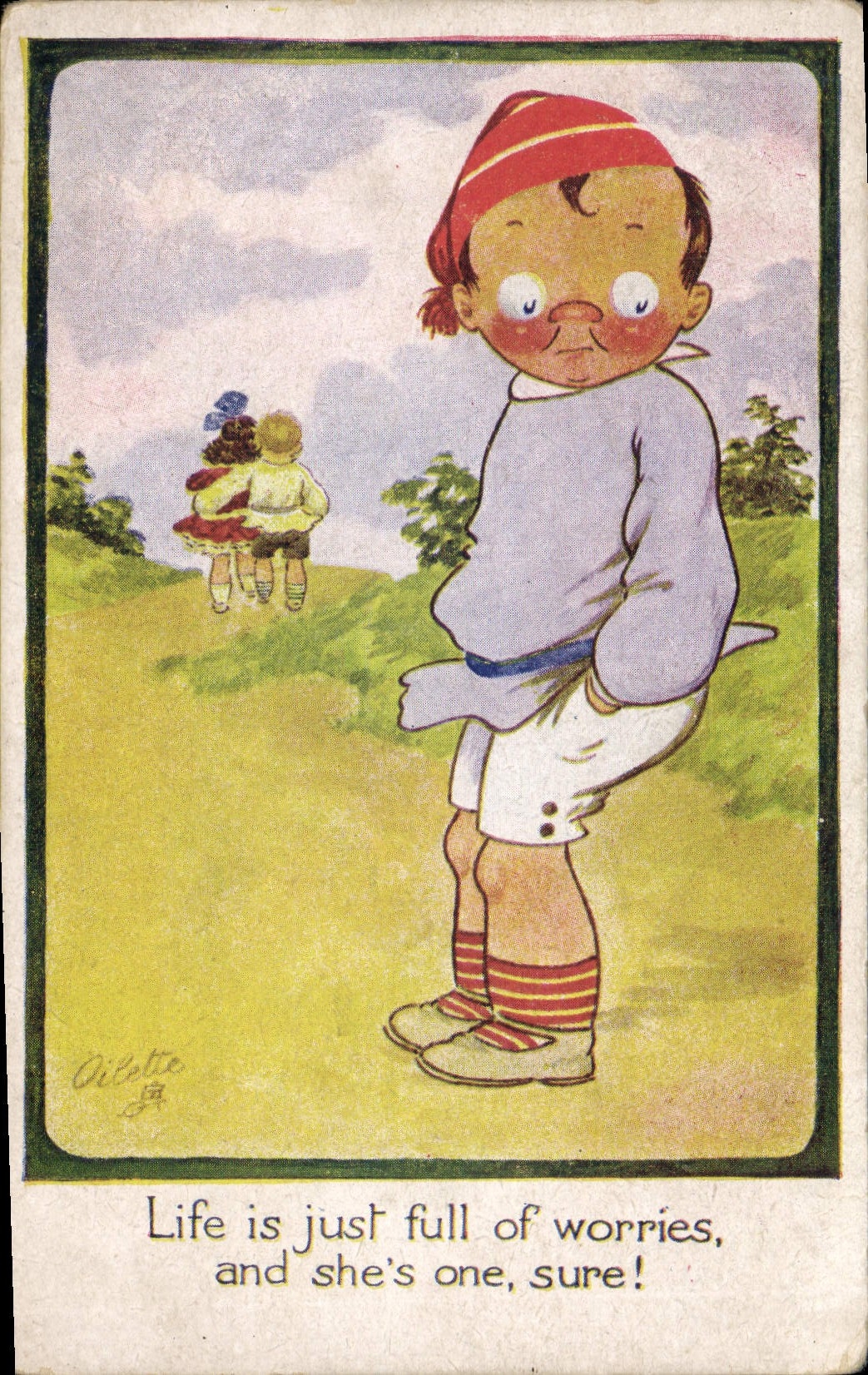 CPA Fantaisie Illustrateur Enfant