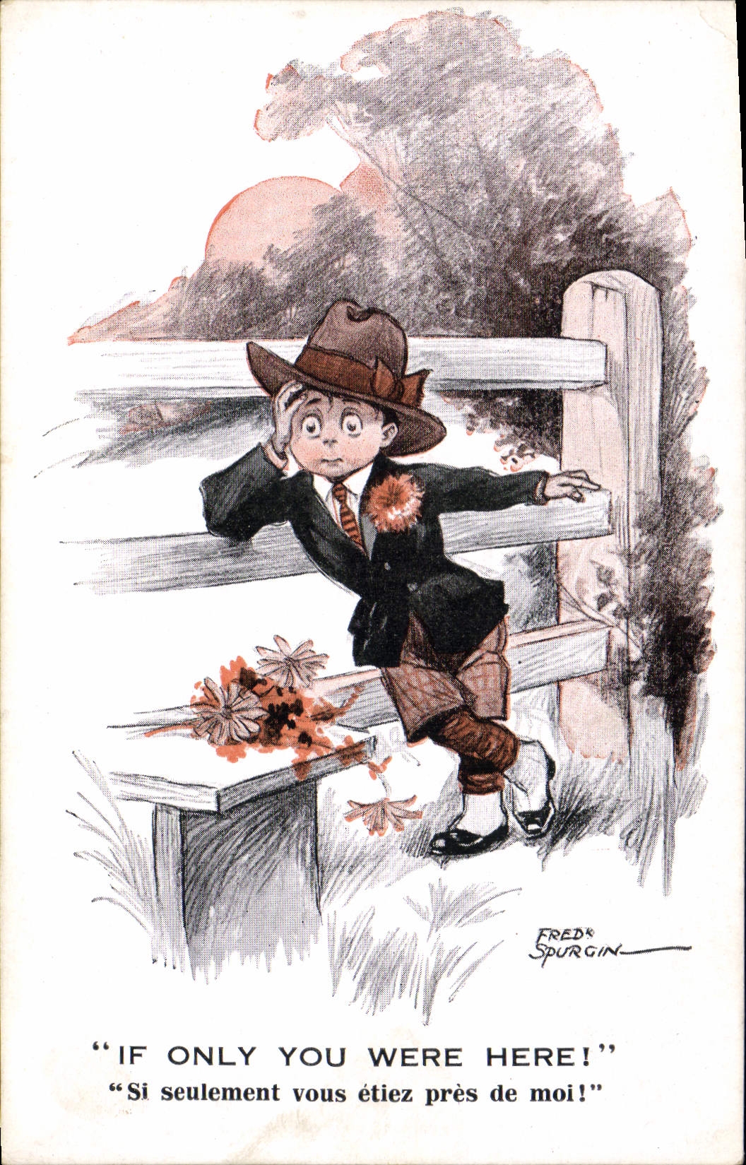 CPA Fantaisie Illustrateur Fred Spurgin Enfant