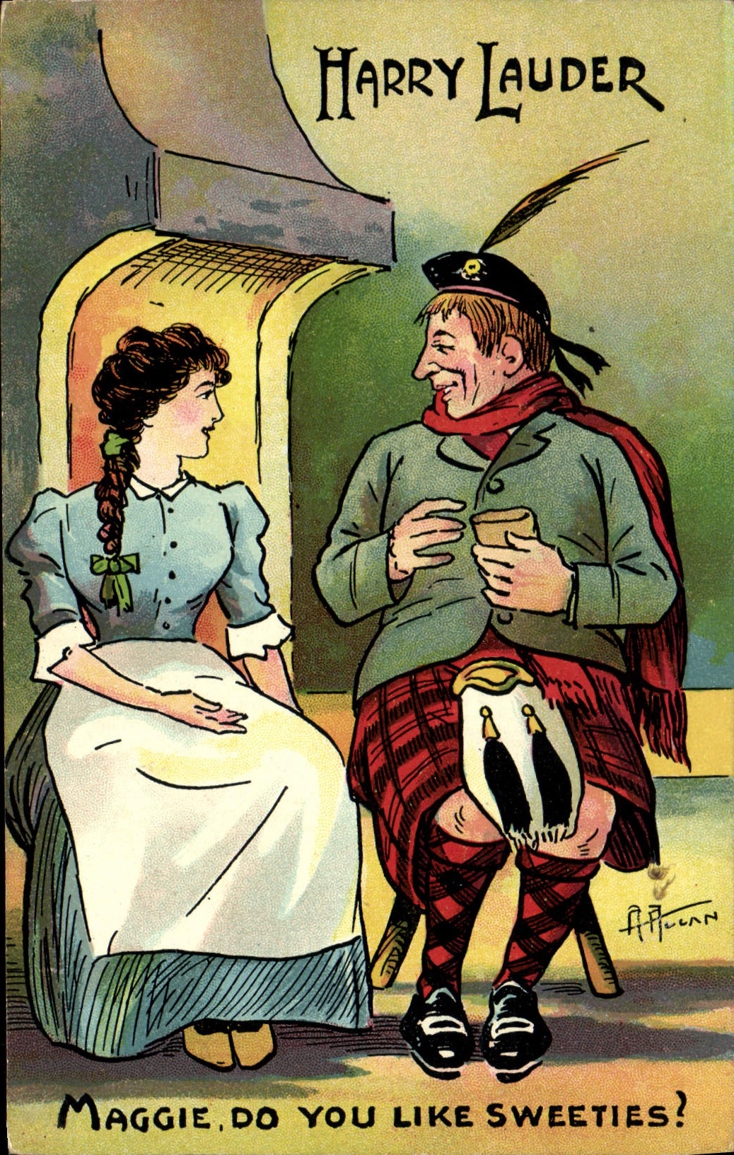 Harry Lauder — Maggie, do you like sweeties? — A. Allan