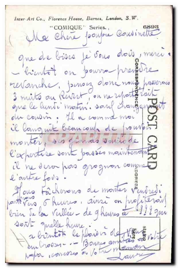 CPA Fantaisie Illustrateur Donald Mc Gill Enfant — Rückseite