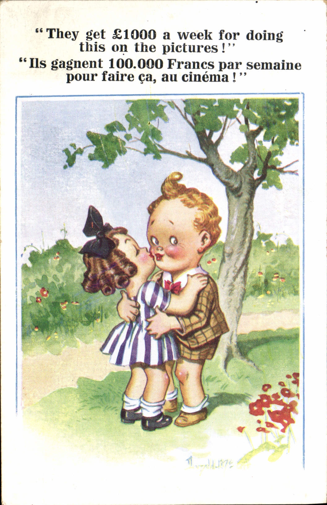 CPA Fantaisie Illustrateur Donald Mc Gill Enfants 