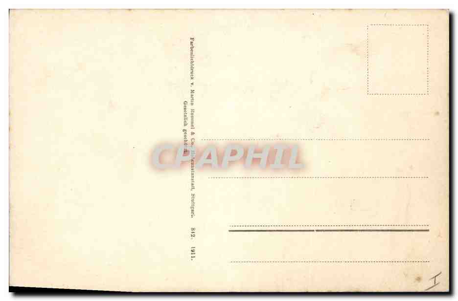 CPA Fantaisie Fleurs  — Rückseite