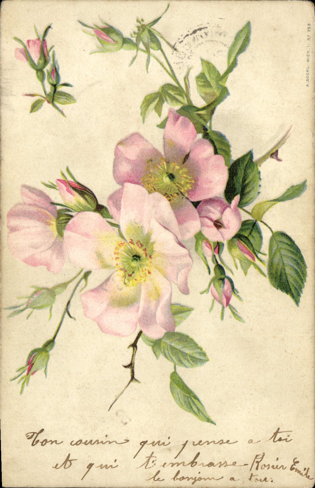 CPA Fantaisie Fleurs 