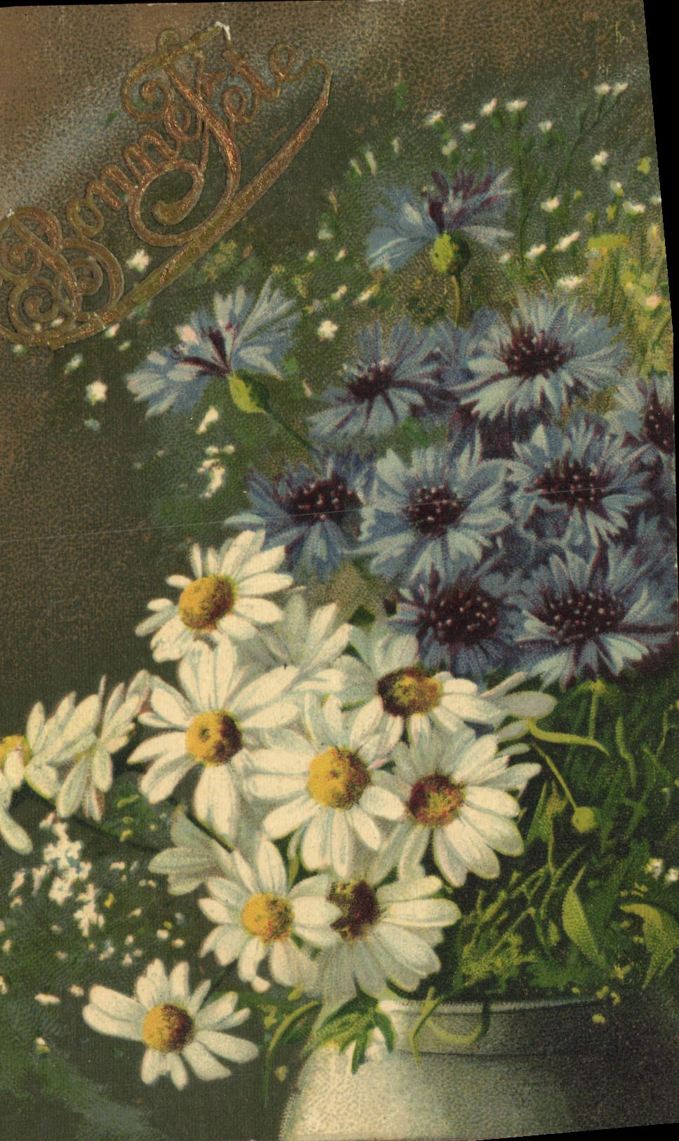 CPA Fantaisie Fleurs 