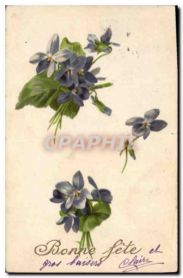 CPA Fantaisie Fleurs 