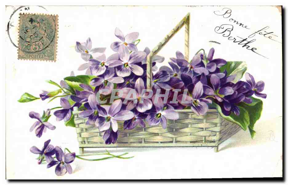 CPA Fantaisie Fleurs 