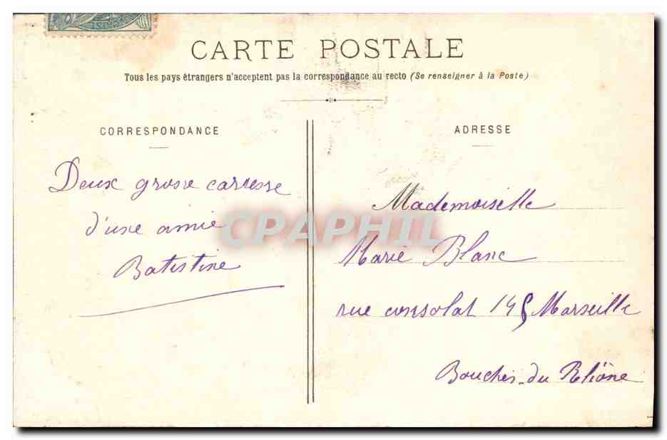 CPA Petit page Enfant Le joyeux conte  — Rückseite