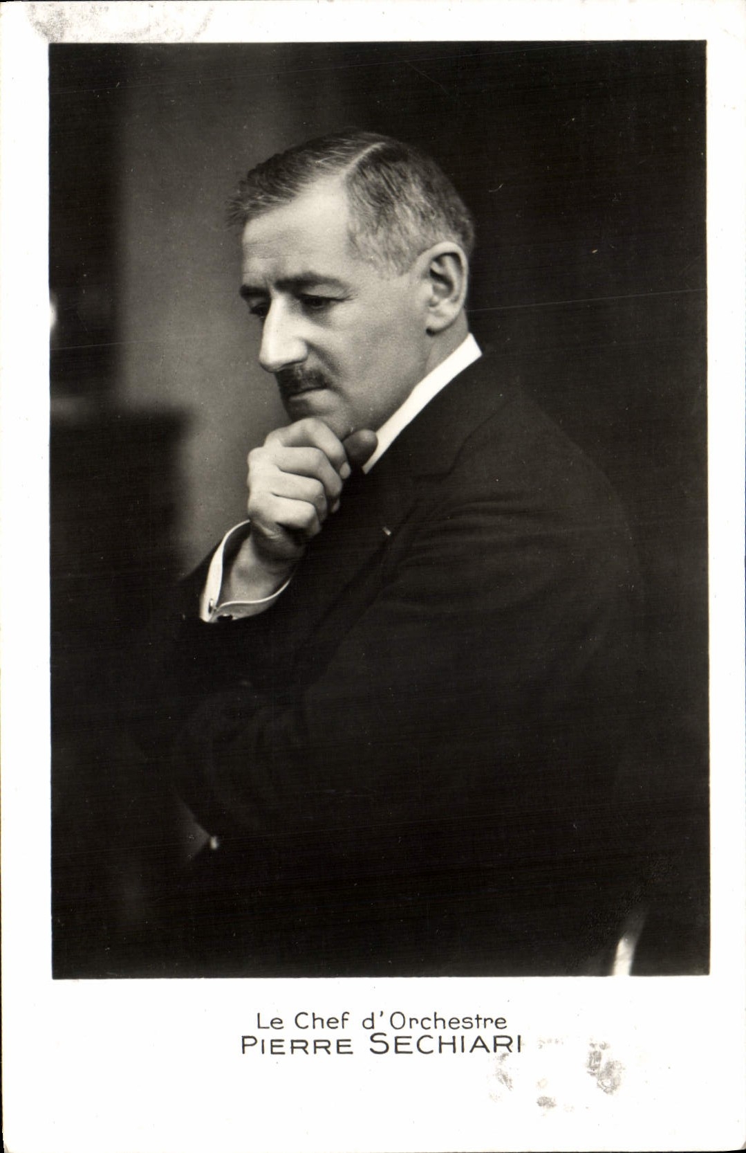 Pierre Sechiari — Chef d'Orchestre — Autographe