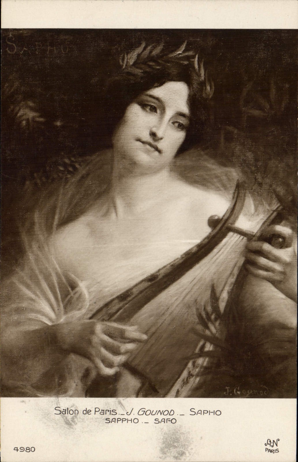 CPA Salon de Paris Gounod Sapho 
