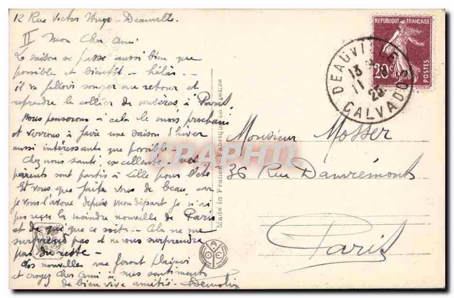 CPA Salon de Paris Gounod Sapho  — Rückseite