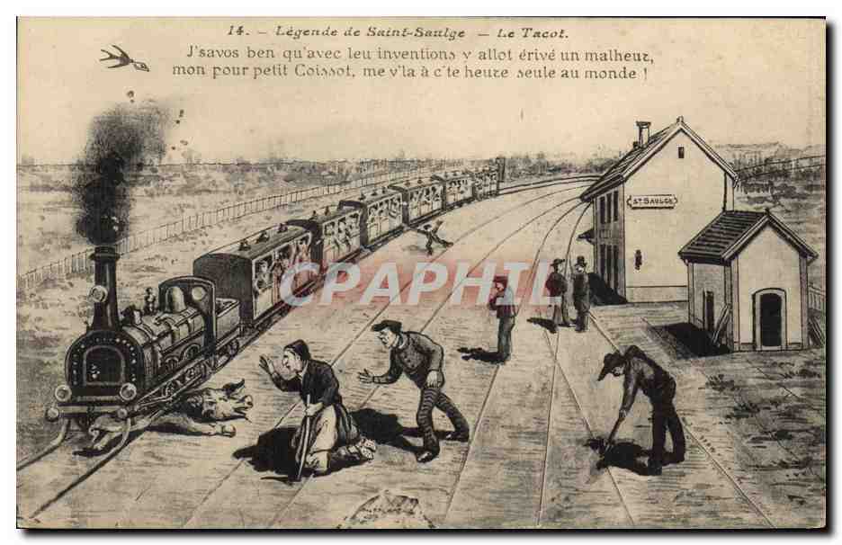 Légende de Saint-Saulge — Le Tacot — Éditions de Saint-Saulge