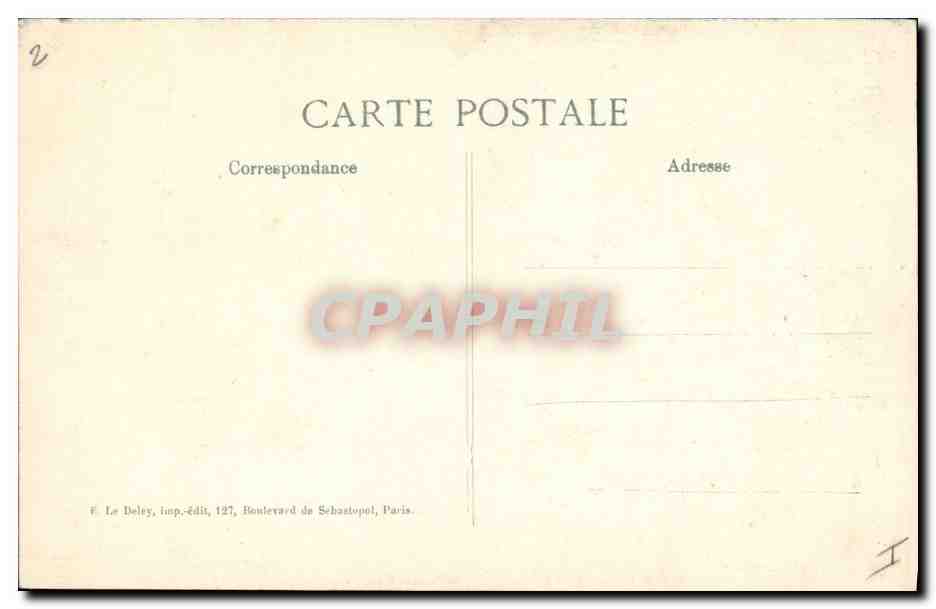 CPA Militaria Chasseurs Alpins Premier drapeau bavarois pris par le 10eme bataillon de chasseurs a pied — Rückseite